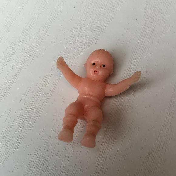 Vintage Mini Miniature Baby Boy Figure Figurine for Dollhouse, Model Building - Picture 2 of 4